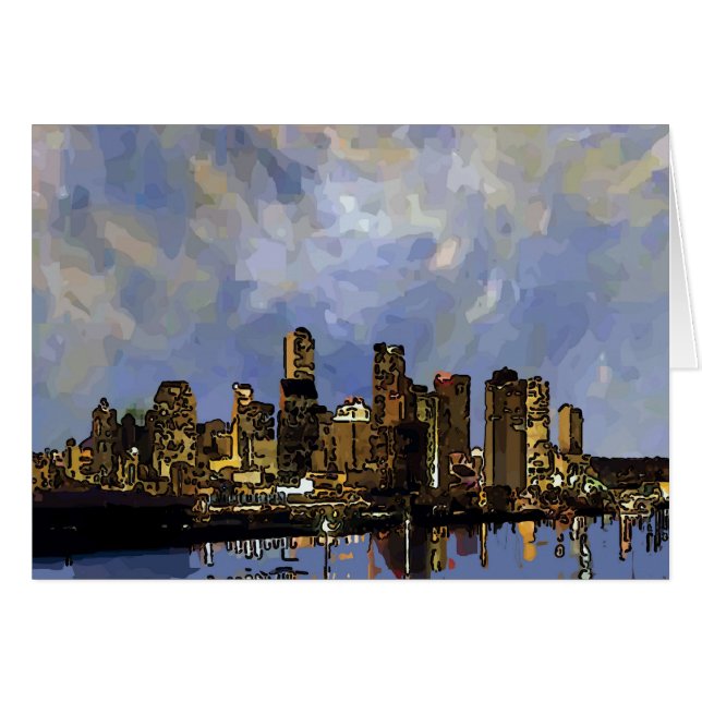 Abstracte toevoeging van nieuwe orleans Sunset (Voorkant Horizontaal)