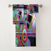 Abstracte togethernatie keukenset bad handdoek (Insitu)