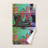 Abstracte togethernatie keukenset bad handdoek (Handdoek)