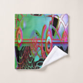 Abstracte togethernatie keukenset bad handdoek (Wasdoekje)