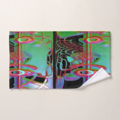 Abstracte togethernatie keukenset bad handdoek (Handdoek)