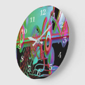 Abstracte Togetherness Grote Klok (Hoek)