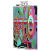 Abstracte togetherness kolf heupfles (Links)