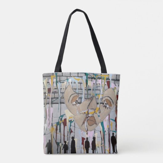 Abstracte Tote Bag (Achterkant)