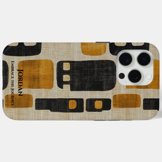 Abstracte Totem Harmony – Bold Cultural Fusion Case-Mate iPhone Case (Achterkant (horizontaal))