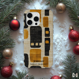 Abstracte Totem Harmony – Bold Cultural Fusion iPhone 15 Pro Max Hoesje