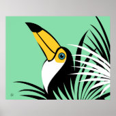 Abstracte Toucan Art Poster (Voorkant)
