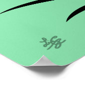 Abstracte Toucan Art Poster (Hoek)