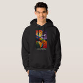 Abstracte tranen lopen door Christopher-ORA... Hoodie (Voorkant volledig)