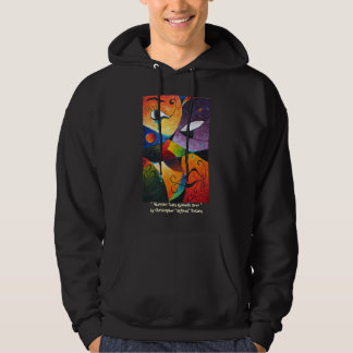 Abstracte tranen lopen door Christopher-ORA... Hoodie