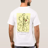 Abstracte tranen lopen door Christopher-ORA... T-shirt (Achterkant)