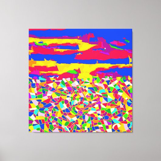 Abstracte Transcendentie Canvas Afdruk (Voorkant)