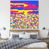 Abstracte Transcendentie Canvas Afdruk (Insitu (Slaapkamer))