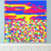 Abstracte Transcendentie Canvas Afdruk (Insitu (Houten vloer))