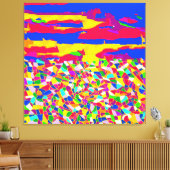 Abstracte Transcendentie Canvas Afdruk (Insitu (Woonkamer))