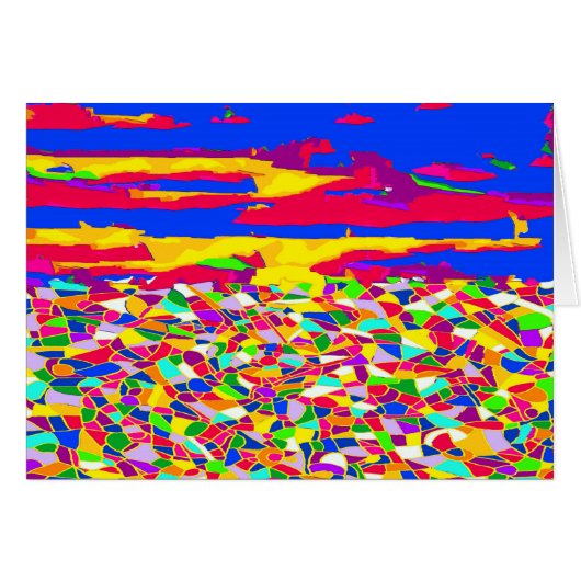 Abstracte transcendentie- olieverfschilderij (Voorkant Horizontaal)