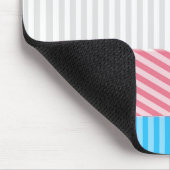 Abstracte Transgender Pride-vlag Muismat (Hoek)