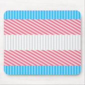 Abstracte Transgender Pride-vlag Muismat (Voorkant)