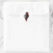Abstracte Trash Polka Zakhorloge Sticker (Tas)