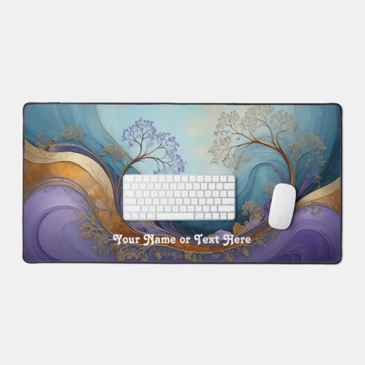  Abstracte Tree Swirl Desk Mat (Keyboard & Muis)