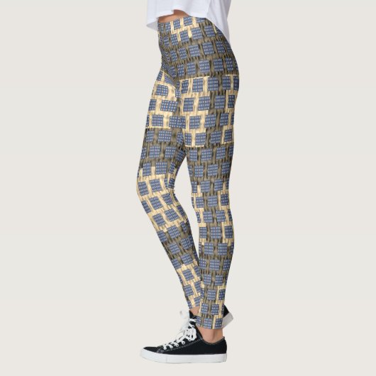 Abstracte Trendy Mode Compressie geschikt voor Leg Leggings (Links)