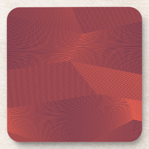 Abstracte, trendy, moderne geometrische grafische  bier onderzetter