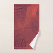 Abstracte, trendy, moderne geometrische grafische  handdoek (Handdoek)