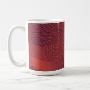 Abstracte, trendy, moderne geometrische grafische koffiemok