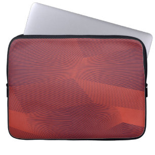 Abstracte, trendy, moderne geometrische grafische laptop sleeve