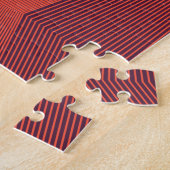 Abstracte, trendy, moderne geometrische grafische legpuzzel (Zijkant)