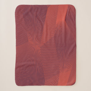 Abstracte, trendy, moderne geometrische grafische  sherpa deken