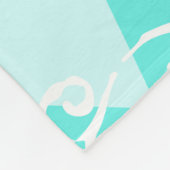 Abstracte trendy wild en gratis je bent mijn zonne fleece deken (Hoek)