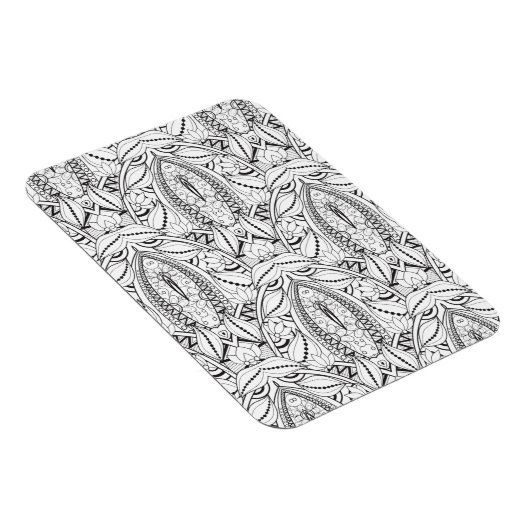 Abstracte Tribal Doodle Magneet (Rechterzijde)