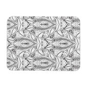 Abstracte Tribal Doodle Magneet (Horizontaal)