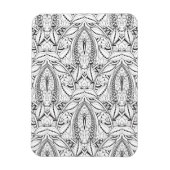 Abstracte Tribal Doodle Magneet (Verticaal)