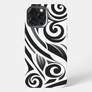 Abstracte tribale Canvas tas iPhone 13 Pro Max Hoesje