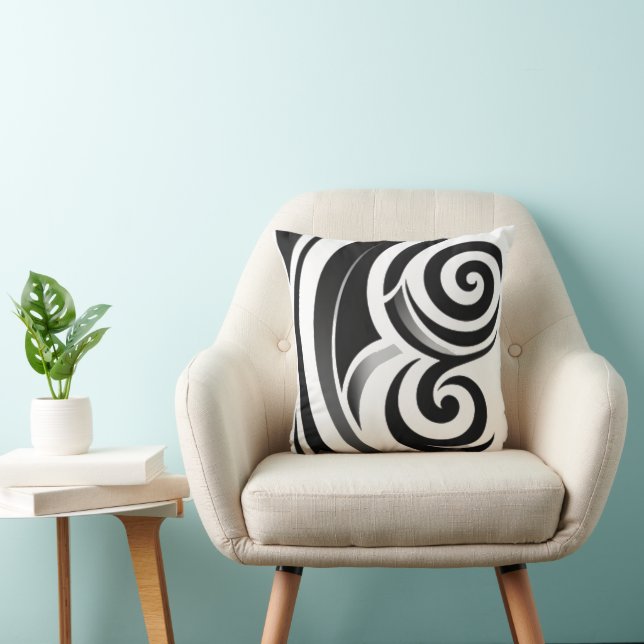 Abstracte tribale Canvas tas Kussen (Stoel)