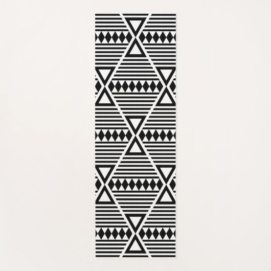abstracte tribale driehoeken yogamat (Voorkant)