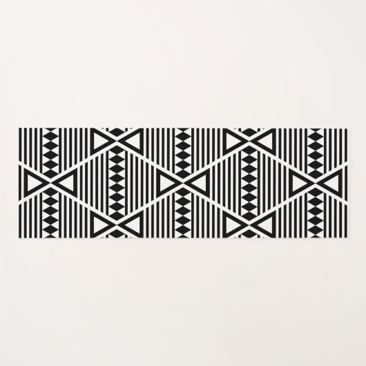 abstracte tribale driehoeken yogamat (Voorkant (horizontaal))