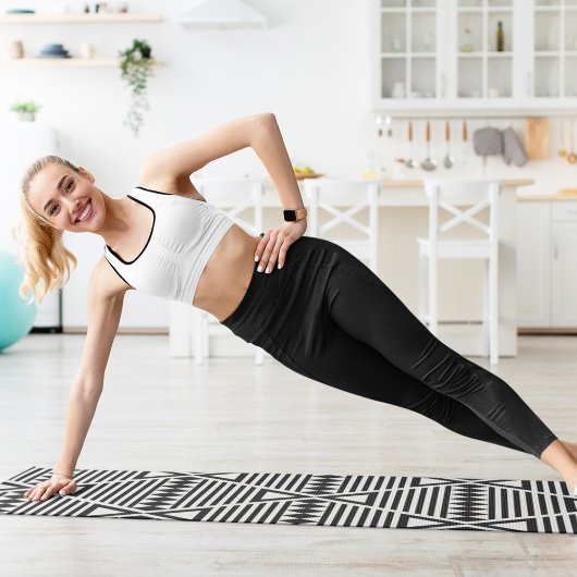 abstracte tribale driehoeken yogamat