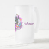 Abstracte trillende carnavalpanman matglas bierpul (Voorkant rechts)