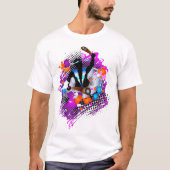 Abstracte trillende carnavalpanman t-shirt (Voorkant)