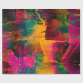 abstracte, trillende kundeartikelen op papier, cadeaupapier (Vlak)