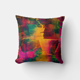 abstracte, trillende kundeartikelen op papier, kussen