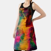 abstracte, trillende kundeartikelen op papier, schort (Insitu)