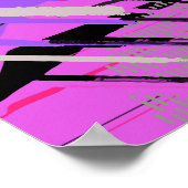Abstracte trilling 80 jaar poster (Hoek)