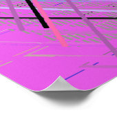 Abstracte trilling 80 jaar poster (Hoek)