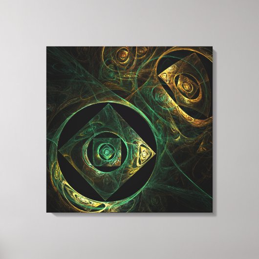 Abstracte trillingen — Afdrukken van schilderdoek (Voorkant)