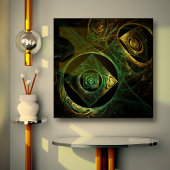 Abstracte trillingen — Afdrukken van schilderdoek