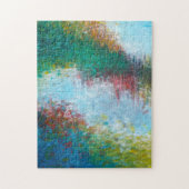 Abstracte Triptych Deel 1 Legpuzzel (Verticaal)